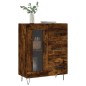 vidaXL Sideboard Räuchereiche 69,5x34x90 cm Holzwerkstoff vidaXL Sideboard Räuchereiche 69,5x34x90 cm Holzwerkstoff