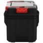 vidaXL Werkzeugkoffer Schwarz und Rot 65x28x31,5 cm vidaXL Werkzeugkoffer Schwarz und Rot 65x28x31,5 cm