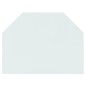 vidaXL Kaminofen Glasplatte Sechseck 80x60 cm vidaXL Kaminofen Glasplatte Sechseck 80x60 cm