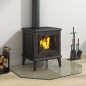 vidaXL Kaminofen Glasplatte Sechseck 80x60 cm vidaXL Kaminofen Glasplatte Sechseck 80x60 cm