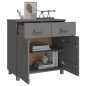 vidaXL Sideboard HAMAR Dunkelgrau 79x40x80 cm Massivholz Kiefer vidaXL Sideboard HAMAR Dunkelgrau 79x40x80 cm Massivholz Kiefer