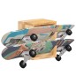 vidaXL Skateboard Wandhalter 25x20x30 cm Mango Massivholz vidaXL Skateboard Wandhalter 25x20x30 cm Mango Massivholz