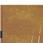 vidaXL Gartentor 105x130 cm Cortenstahl Gras-Design vidaXL Gartentor 105x130 cm Cortenstahl Gras-Design