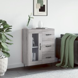 vidaXL Sideboard Grau Sonoma 69,5x34x90 cm Holzwerkstoff
