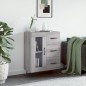 vidaXL Sideboard Grau Sonoma 69,5x34x90 cm Holzwerkstoff vidaXL Sideboard Grau Sonoma 69,5x34x90 cm Holzwerkstoff