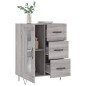 vidaXL Sideboard Grau Sonoma 69,5x34x90 cm Holzwerkstoff vidaXL Sideboard Grau Sonoma 69,5x34x90 cm Holzwerkstoff