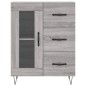 vidaXL Sideboard Grau Sonoma 69,5x34x90 cm Holzwerkstoff vidaXL Sideboard Grau Sonoma 69,5x34x90 cm Holzwerkstoff