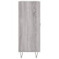 vidaXL Sideboard Grau Sonoma 69,5x34x90 cm Holzwerkstoff vidaXL Sideboard Grau Sonoma 69,5x34x90 cm Holzwerkstoff
