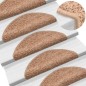 vidaXL Treppenmatten 15 Stk. Beige 56x17x3 cm vidaXL Treppenmatten 15 Stk. Beige 56x17x3 cm