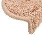 vidaXL Treppenmatten 15 Stk. Beige 56x17x3 cm vidaXL Treppenmatten 15 Stk. Beige 56x17x3 cm