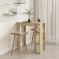 vidaXL Bartisch mit Regal Sonoma-Eiche 102x50x103,5 cm Holzwerkstoff vidaXL Bartisch mit Regal Sonoma-Eiche 102x50x103,5 cm Holzwerkstoff