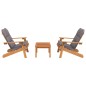 vidaXL 3-tlg. Garten-Lounge-Set Adirondack Massivholz Akazie vidaXL 3-tlg. Garten-Lounge-Set Adirondack Massivholz Akazie