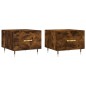 vidaXL Couchtische 2 Stk. Räuchereiche 50x50x40 cm Holzwerkstoff vidaXL Couchtische 2 Stk. Räuchereiche 50x50x40 cm Holzwerkstoff