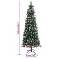 vidaXL Künstlicher Weihnachtsbaum mit Ständer Grün 240 cm PVC vidaXL Künstlicher Weihnachtsbaum mit Ständer Grün 240 cm PVC