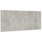 vidaXL Kopfteil Betongrau 200x1,5x80 cm Holzwerkstoff
