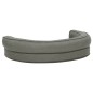 vidaXL Hundematratze Ergonomisch 75x53 cm Leinenoptik Fleece Grau vidaXL Hundematratze Ergonomisch 75x53 cm Leinenoptik Fleece Grau
