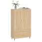 vidaXL Highboard Sonoma-Eiche 69,5x31x115 cm Holzwerkstoff vidaXL Highboard Sonoma-Eiche 69,5x31x115 cm Holzwerkstoff