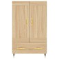 vidaXL Highboard Sonoma-Eiche 69,5x31x115 cm Holzwerkstoff vidaXL Highboard Sonoma-Eiche 69,5x31x115 cm Holzwerkstoff