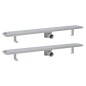 vidaXL Lineare Duschrinnen 2 Stk. Blasen 930 x 140 mm Edelstahl vidaXL Lineare Duschrinnen 2 Stk. Blasen 930 x 140 mm Edelstahl