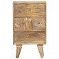 vidaXL Nachttisch 36x30x60 cm Mango Massivholz vidaXL Nachttisch 36x30x60 cm Mango Massivholz