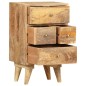 vidaXL Nachttisch 36x30x60 cm Mango Massivholz vidaXL Nachttisch 36x30x60 cm Mango Massivholz