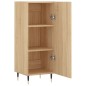 vidaXL Sideboard Sonoma-Eiche 34,5x34x90 cm Holzwerkstoff vidaXL Sideboard Sonoma-Eiche 34,5x34x90 cm Holzwerkstoff