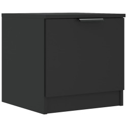vidaXL Nachttisch Schwarz 40x39x40 cm