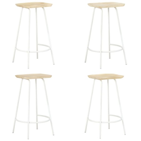 vidaXL Barhocker 4 Stk. Mango Massivholz