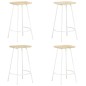 vidaXL Barhocker 4 Stk. Mango Massivholz vidaXL Barhocker 4 Stk. Mango Massivholz