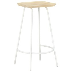 vidaXL Barhocker 4 Stk. Mango Massivholz