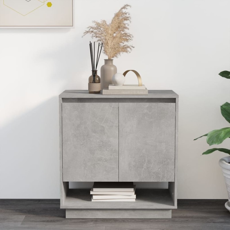 vidaXL Sideboard Betongrau 70x41x75 cm Holzwerkstoff vidaXL Sideboard Betongrau 70x41x75 cm Holzwerkstoff