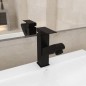 vidaXL Waschbeckenarmatur mit Herausziehbarer Brause Schwarz 157x172 mm vidaXL Waschbeckenarmatur mit Herausziehbarer Brause Schwarz 157x172 mm