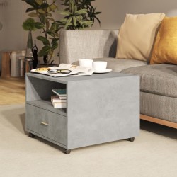 vidaXL Couchtisch Betongrau 55x55x40 cm Holzwerkstoff 