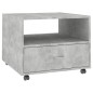 vidaXL Couchtisch Betongrau 55x55x40 cm Holzwerkstoff vidaXL Couchtisch Betongrau 55x55x40 cm Holzwerkstoff