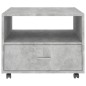 vidaXL Couchtisch Betongrau 55x55x40 cm Holzwerkstoff vidaXL Couchtisch Betongrau 55x55x40 cm Holzwerkstoff