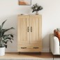 vidaXL Highboard Sonoma-Eiche 69,5x31x115 cm Holzwerkstoff vidaXL Highboard Sonoma-Eiche 69,5x31x115 cm Holzwerkstoff