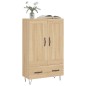 vidaXL Highboard Sonoma-Eiche 69,5x31x115 cm Holzwerkstoff vidaXL Highboard Sonoma-Eiche 69,5x31x115 cm Holzwerkstoff