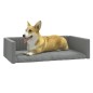 vidaXL Kofferraum-Hundebett Hellgrau 90x60 cm Leinenoptik vidaXL Kofferraum-Hundebett Hellgrau 90x60 cm Leinenoptik