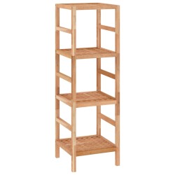 vidaXL Badregal 35,5x35,5x112,5 cm Massivholz Nussbaum