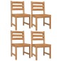 vidaXL 5-tlg. Garten-Essgruppe Massivholz Teak vidaXL 5-tlg. Garten-Essgruppe Massivholz Teak