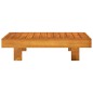 2-tlg. Garten-Lounge-Set mit Dunkelgrauen Kissen Akazienholz 2-tlg. Garten-Lounge-Set mit Dunkelgrauen Kissen Akazienholz