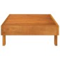 2-tlg. Garten-Lounge-Set mit Dunkelgrauen Kissen Akazienholz 2-tlg. Garten-Lounge-Set mit Dunkelgrauen Kissen Akazienholz