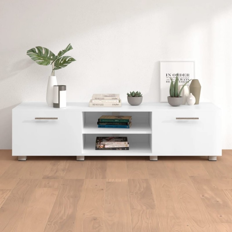 vidaXL TV-Schrank Weiß 140x40x35cm Holzwerkstoff vidaXL TV-Schrank Weiß 140x40x35cm Holzwerkstoff