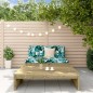 vidaXL 2-tlg. Garten-Lounge-Set mit Kissen Imprägniertes Kiefernholz vidaXL 2-tlg. Garten-Lounge-Set mit Kissen Imprägniertes Kiefernholz