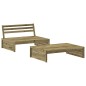 vidaXL 2-tlg. Garten-Lounge-Set mit Kissen Imprägniertes Kiefernholz vidaXL 2-tlg. Garten-Lounge-Set mit Kissen Imprägniertes Kiefernholz