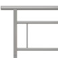 vidaXL Bettgestell Grau Metall 160x200 cm vidaXL Bettgestell Grau Metall 160x200 cm