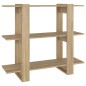 vidaXL Bücherregal/Raumteiler Sonoma-Eiche 100×30×87 cm vidaXL Bücherregal/Raumteiler Sonoma-Eiche 100×30×87 cm
