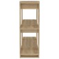 vidaXL Bücherregal/Raumteiler Sonoma-Eiche 100×30×87 cm vidaXL Bücherregal/Raumteiler Sonoma-Eiche 100×30×87 cm