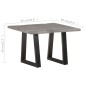 vidaXL Couchtisch mit Baumkanten 60x60x40 cm Massivholz Akazie vidaXL Couchtisch mit Baumkanten 60x60x40 cm Massivholz Akazie