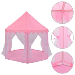vidaXL Prinzessin-Spielzelt Rosa   